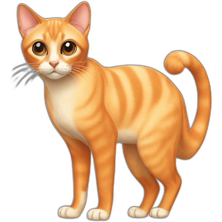 orange Siamese cat emoji