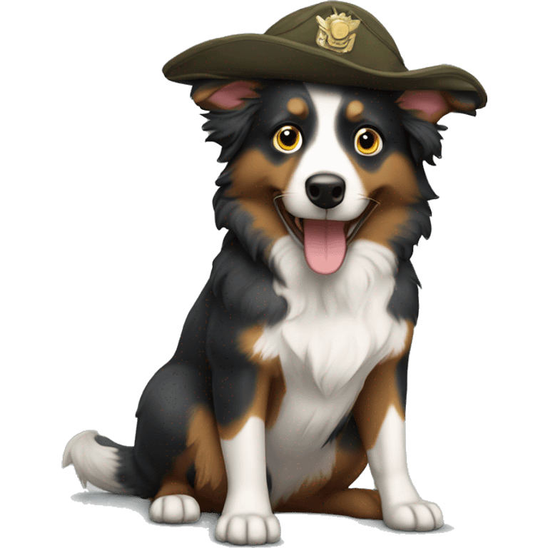 Mini Aussie going to war emoji