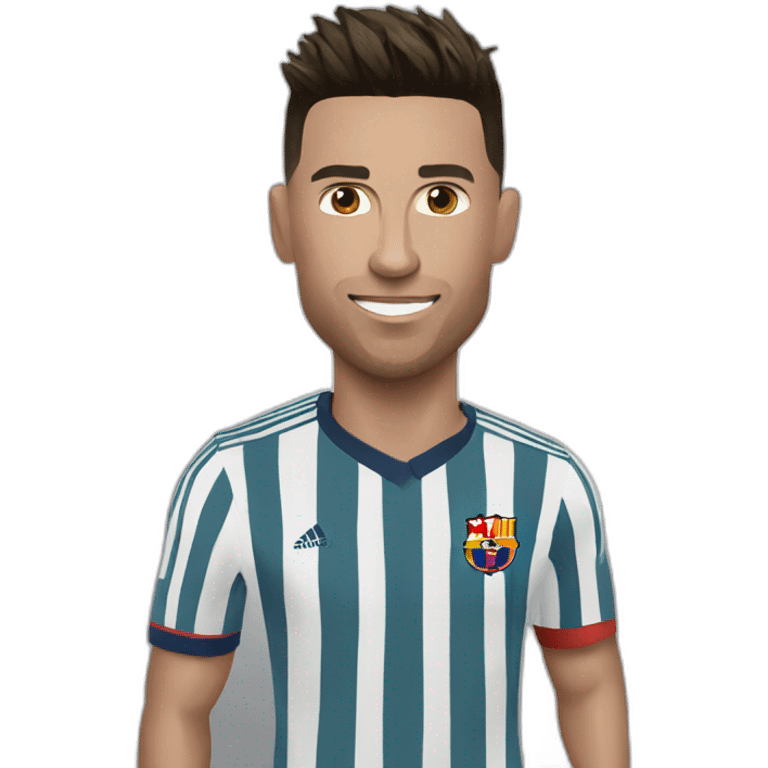 ronaldo tape messi emoji