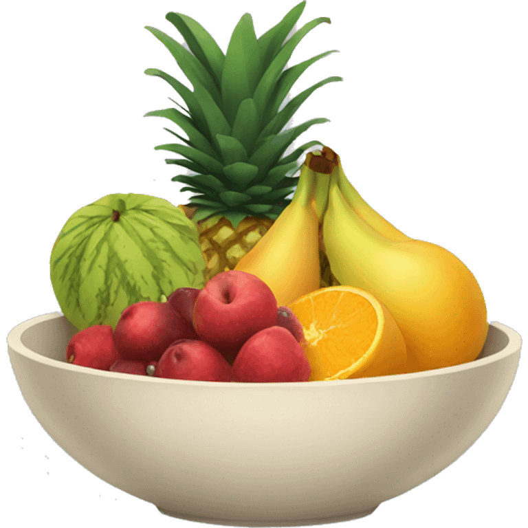 Fruit bowl emoji