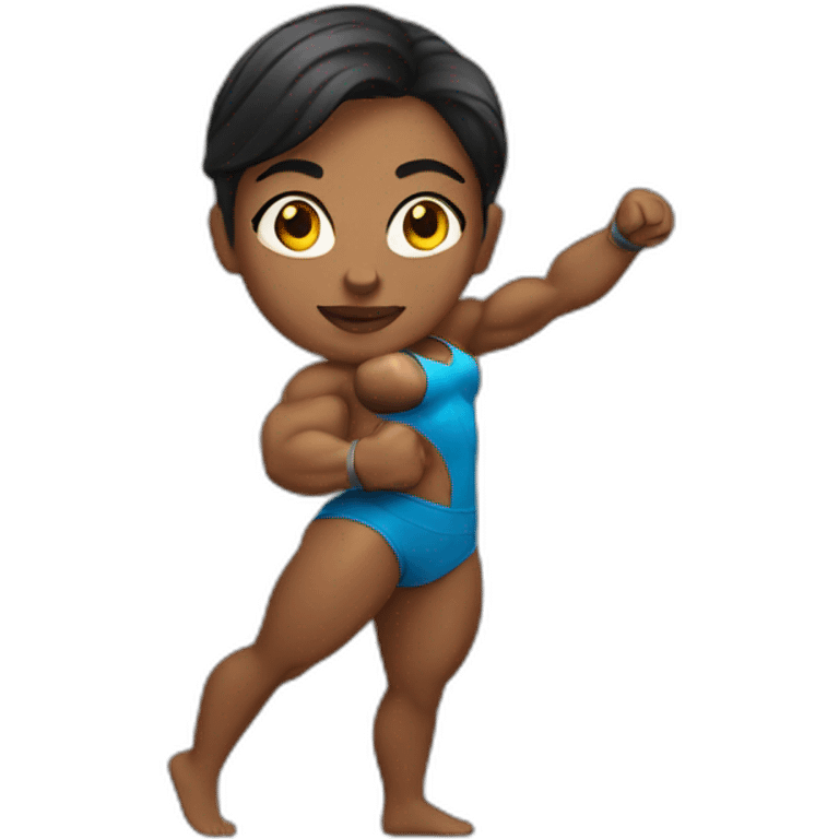 Female body builder emoji