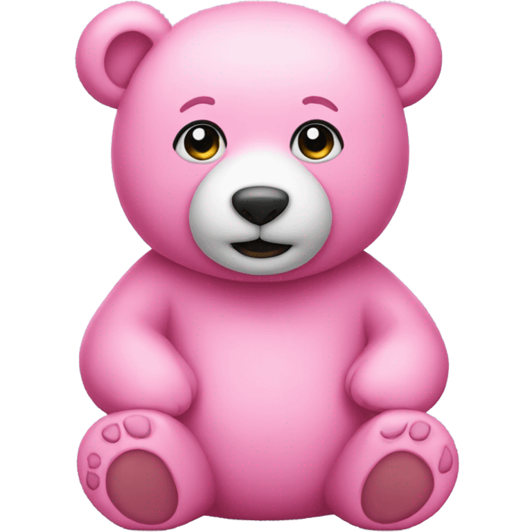 Pink bear emoji  emoji