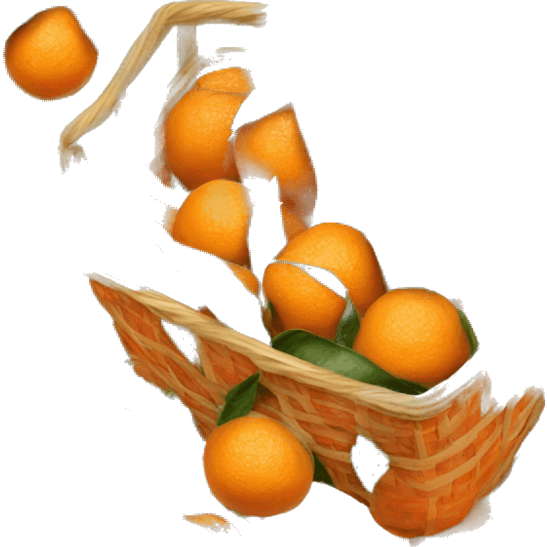 basket of oranges emoji