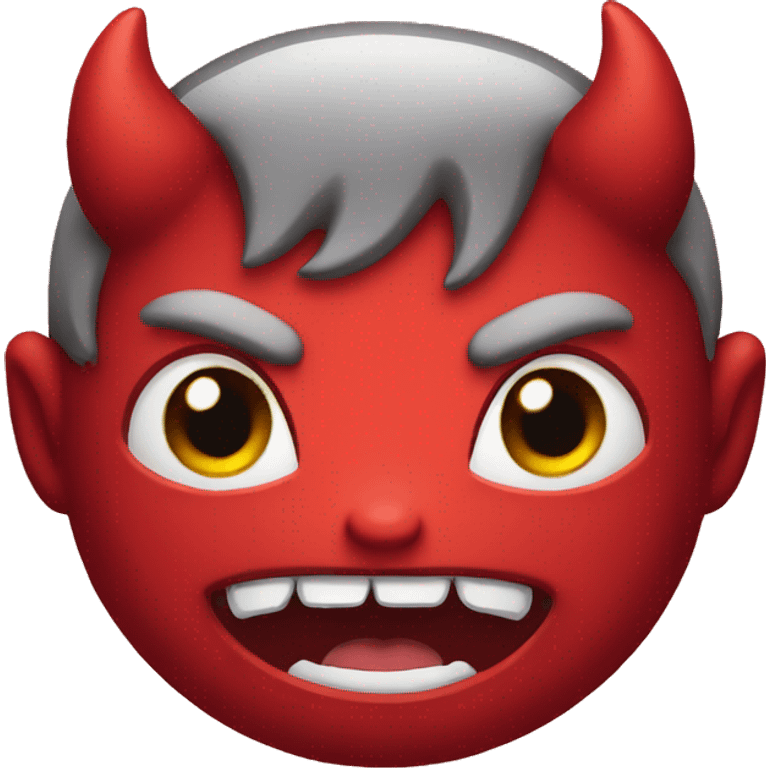 little devil face emoji