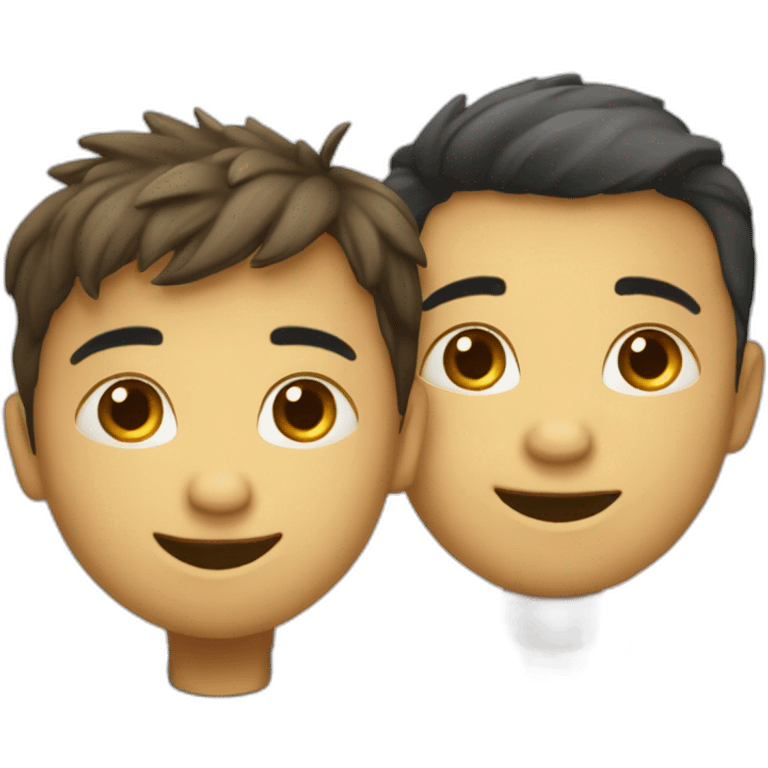 deux humains se montant dessus emoji