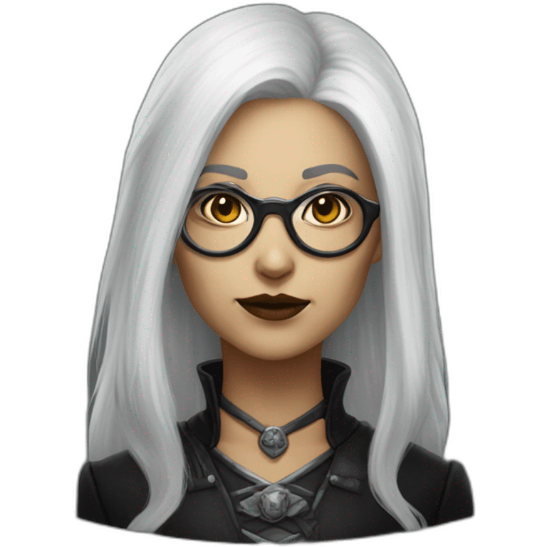 dark heresy female psyker white hairs glasses emoji