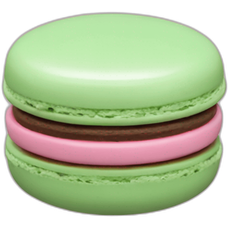 Macro macaron emoji