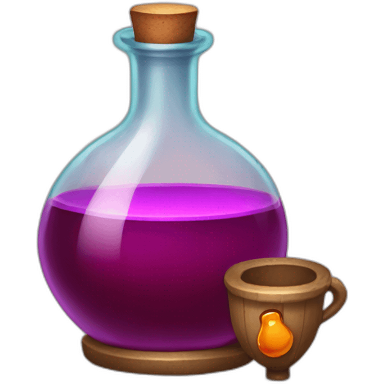 Potion with letter p emoji