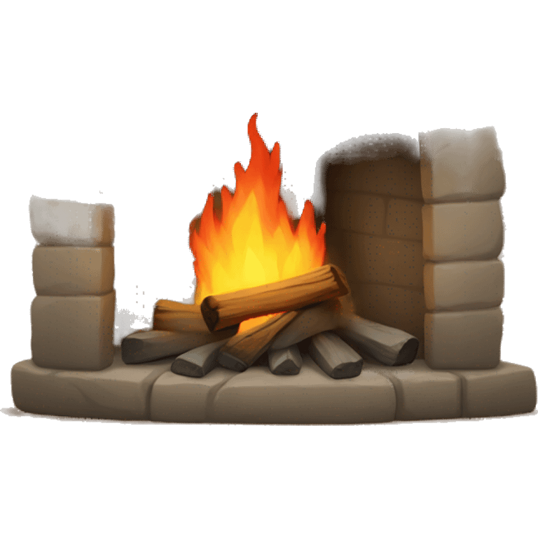 camp fireplace emoji