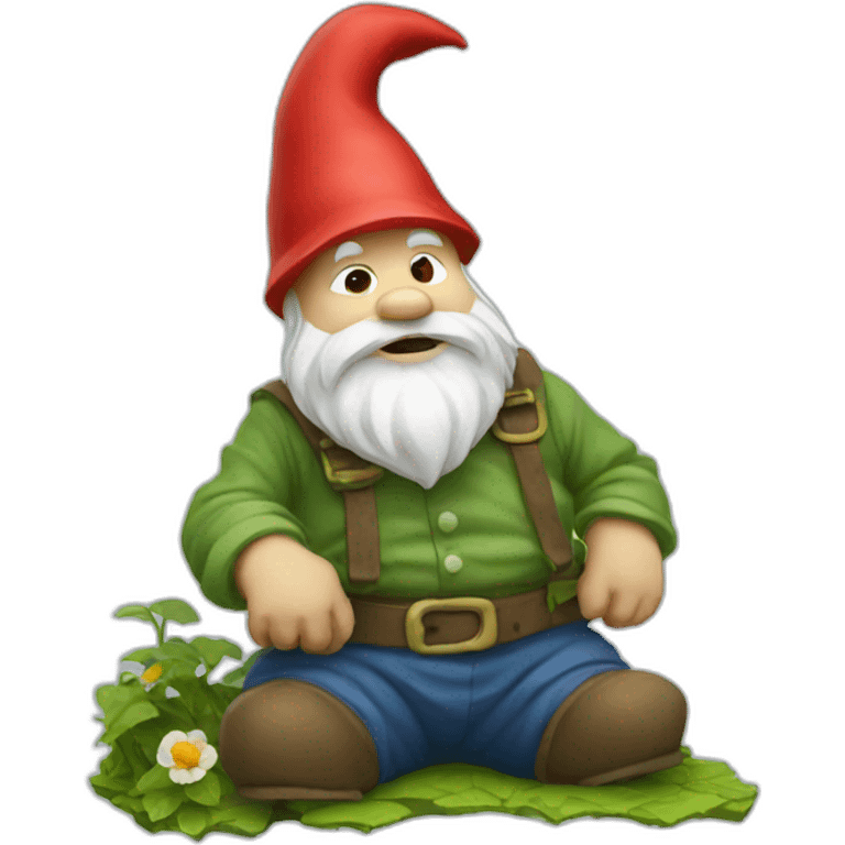 broken garden gnome emoji