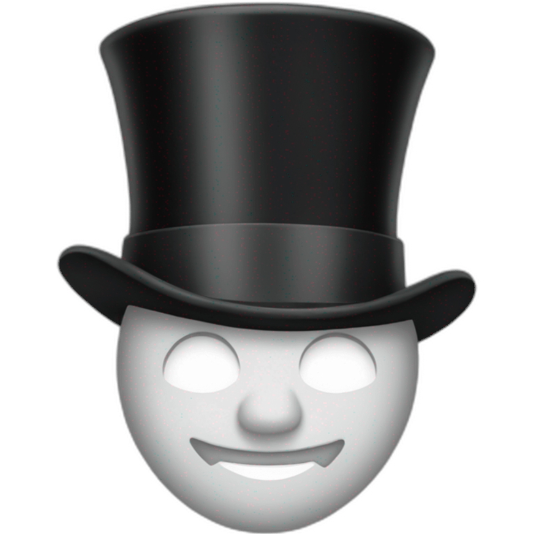 top hat emoji