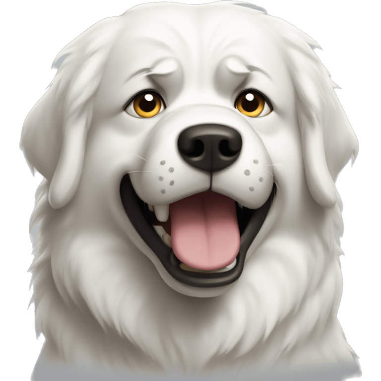 Angry Great Pyrenees  emoji