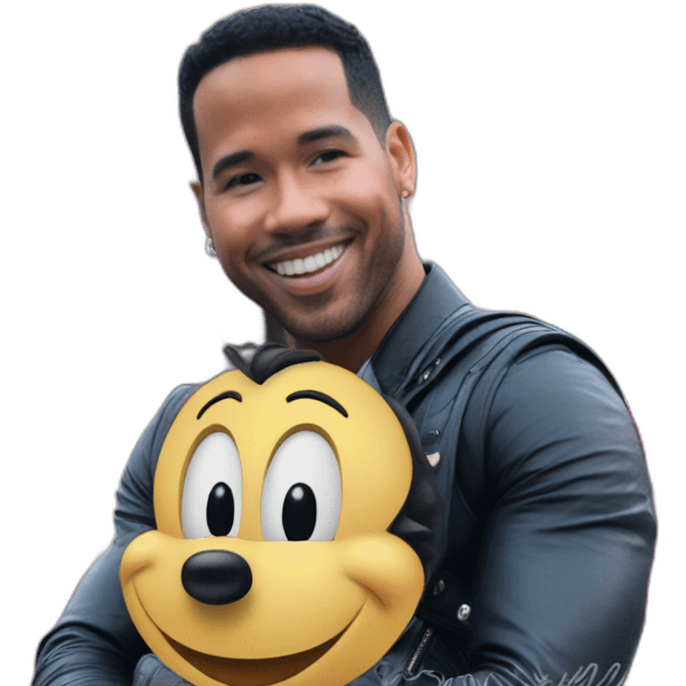 Romeo santos at disneyland paris emoji