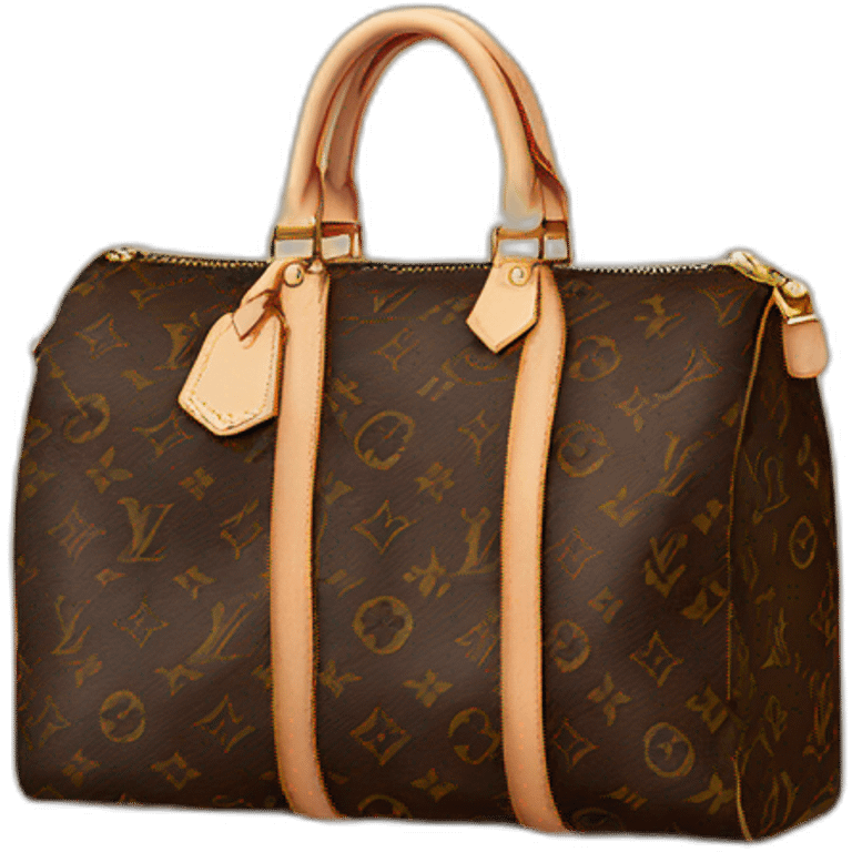 Louis vuitton bag logo emoji