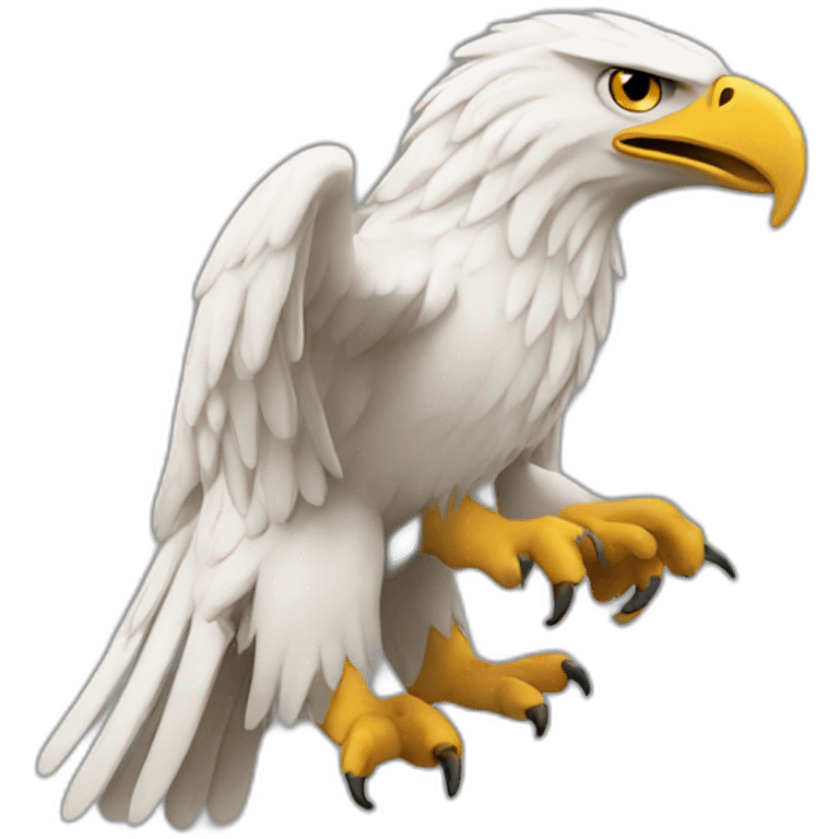 Albanian eagle hand  emoji