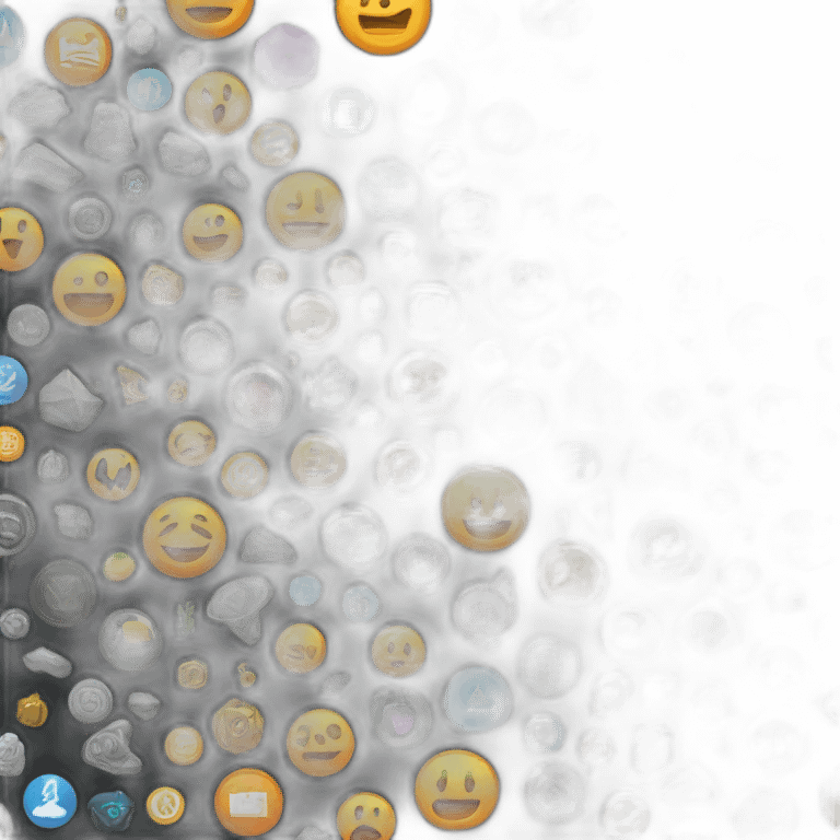 Dark theme wallpaper comprising of the different logos of the top 20 cryptocurrencies in the market  emoji