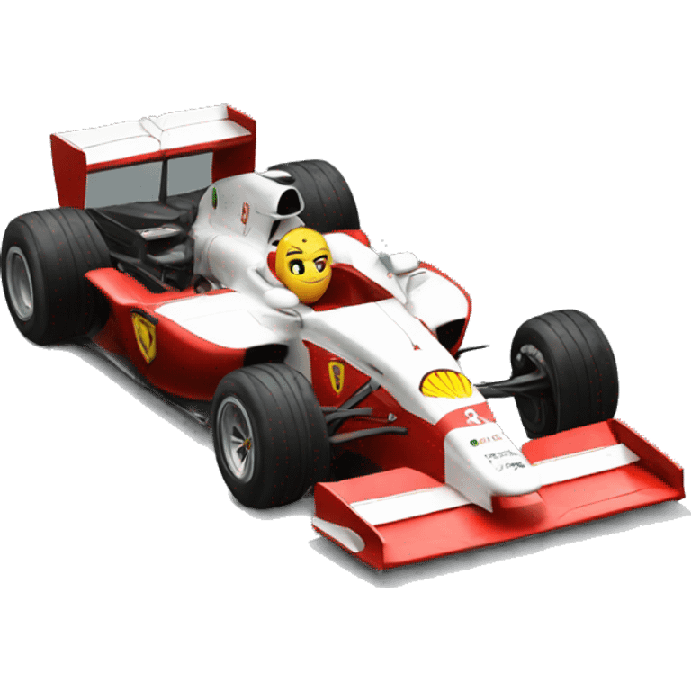 F1 Ferrari emoji