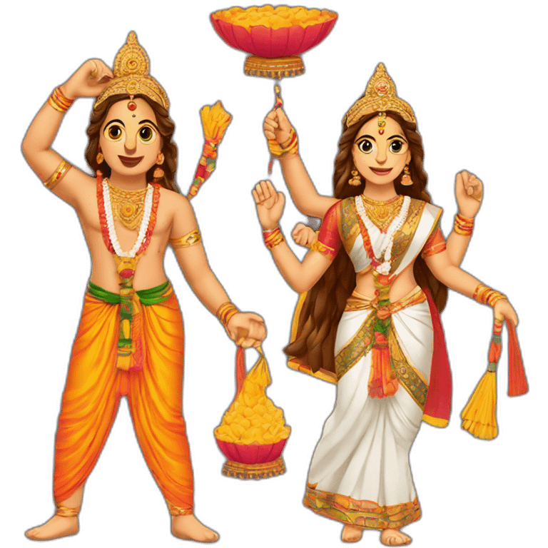 Navratri gujarati festival emoji