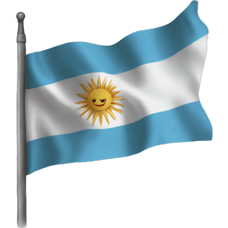 Bandera de Santiago del Estero, Argentina  emoji