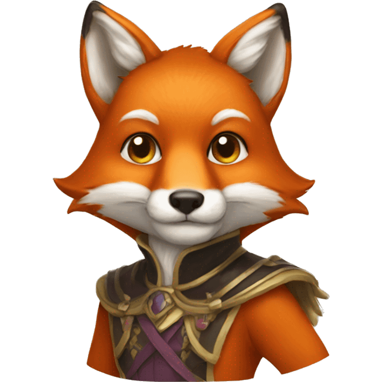 Fox in costume emoji