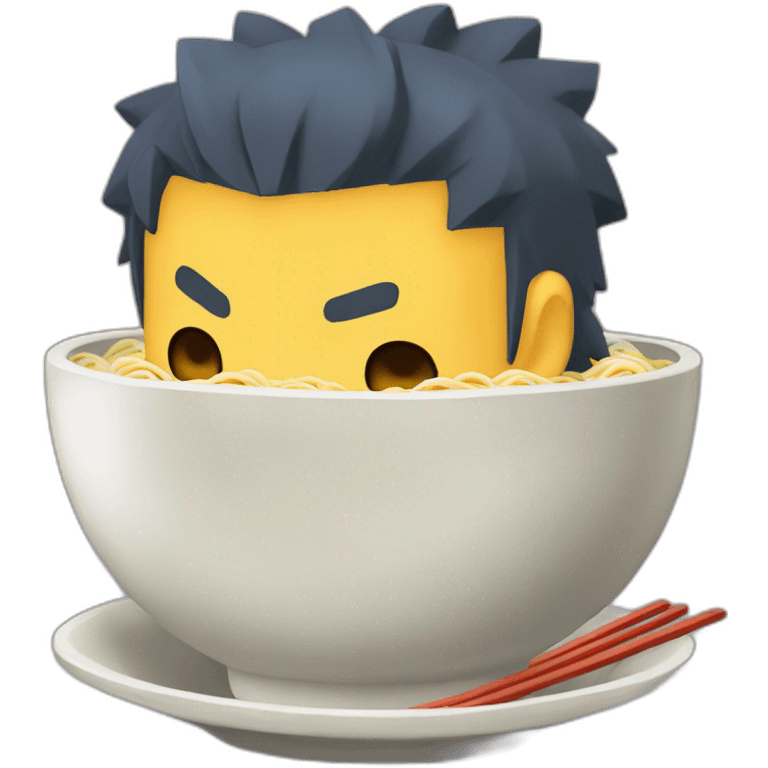 Naruto qui mange des ramen emoji