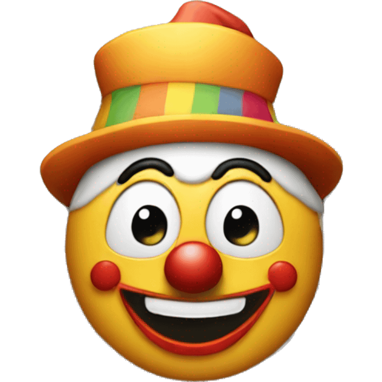 coin with clown face emoji