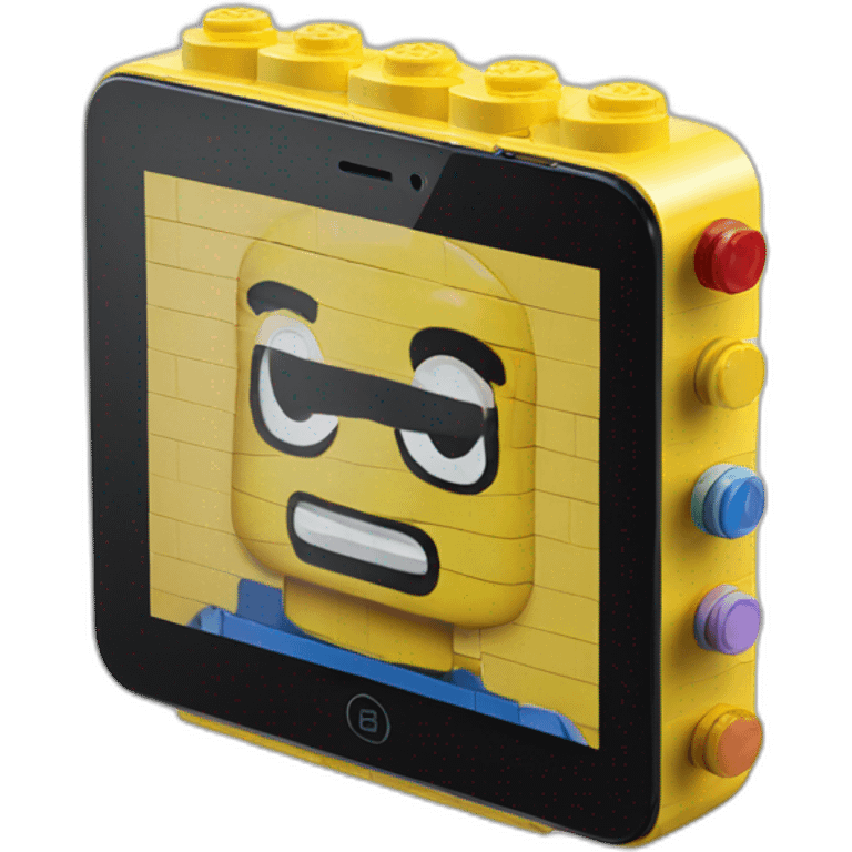 Lego AR phone emoji