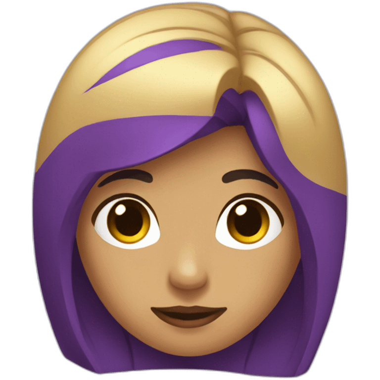 Pensée violette emoji