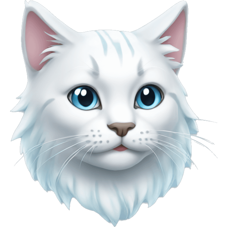 Cat ice emoji