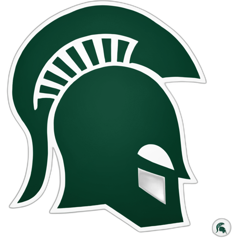 michigan state spartans logo emoji