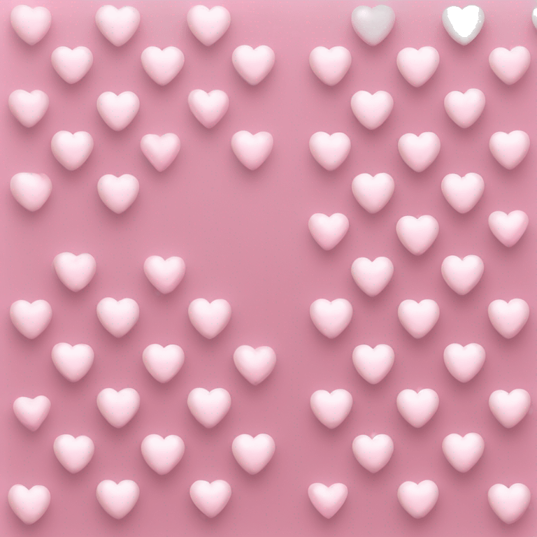 pearl light pink heart emoji