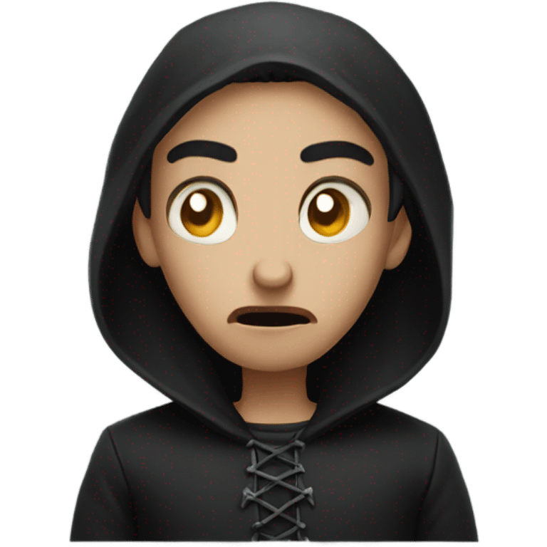 upset gothic emoji