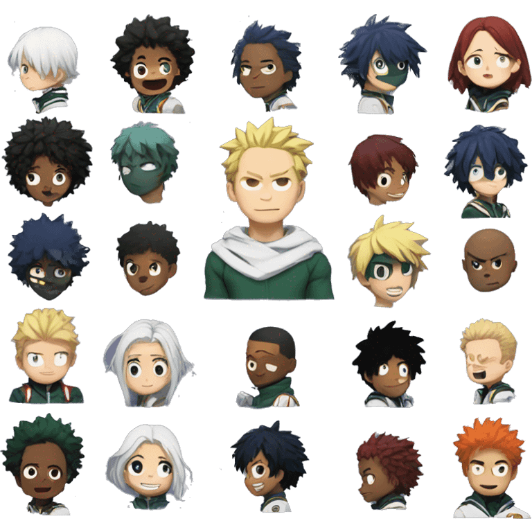 My hero academia  emoji