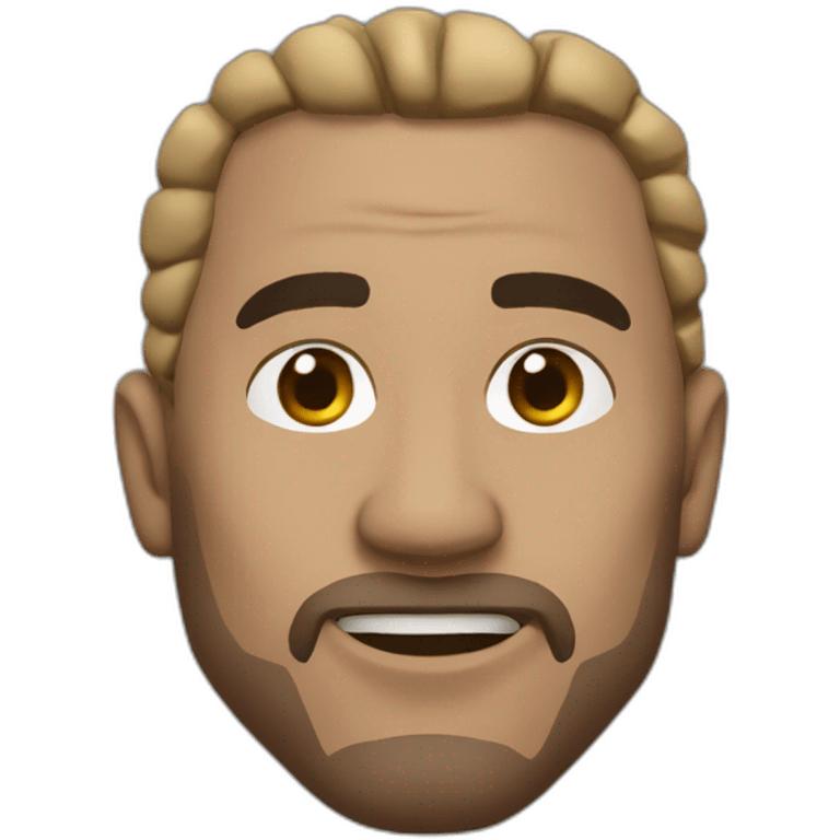 A rock as Dwayne jahnson emoji