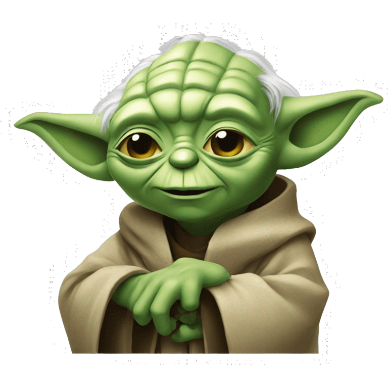 Yoda with 👍 emoji