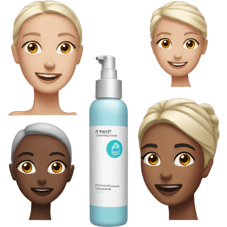 Skincare products emoji