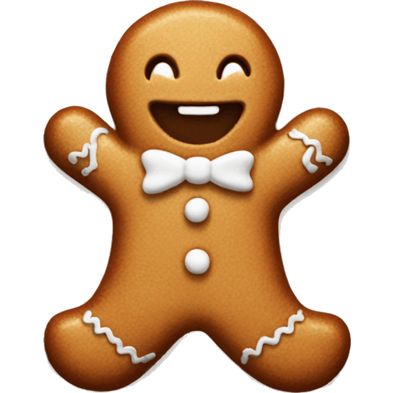 cozy gingerbread man  emoji