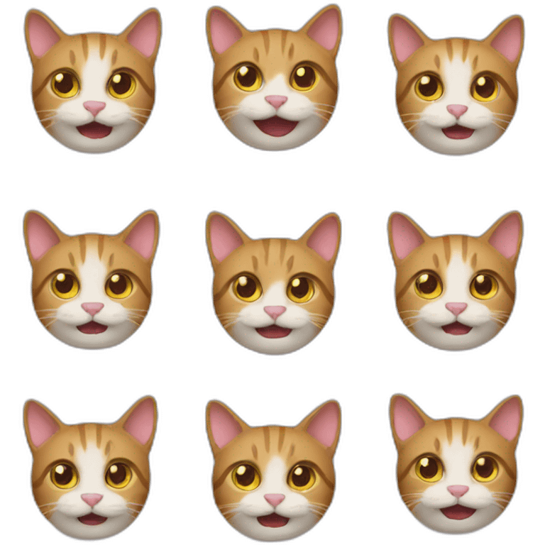 Cat flip emoji