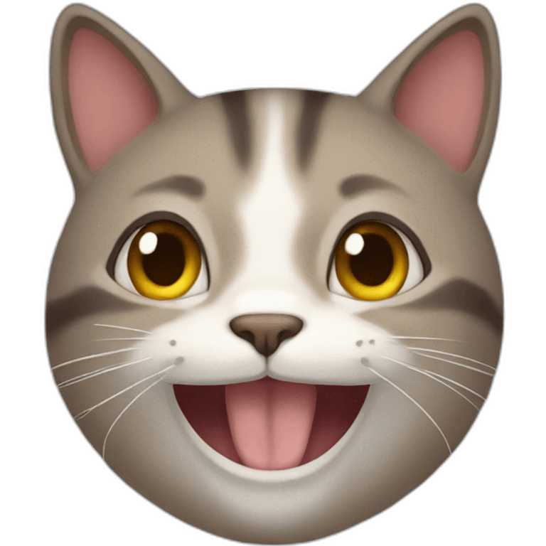 Cat smile emoji