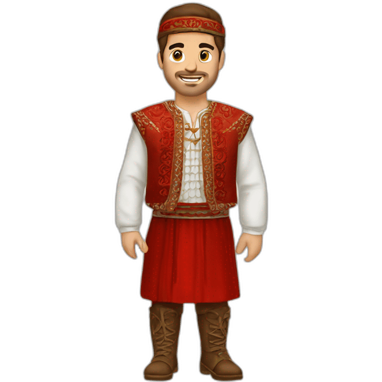 Albanian traditionell clothes  emoji