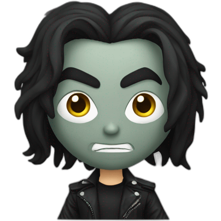 Eric draven playing rock emoji