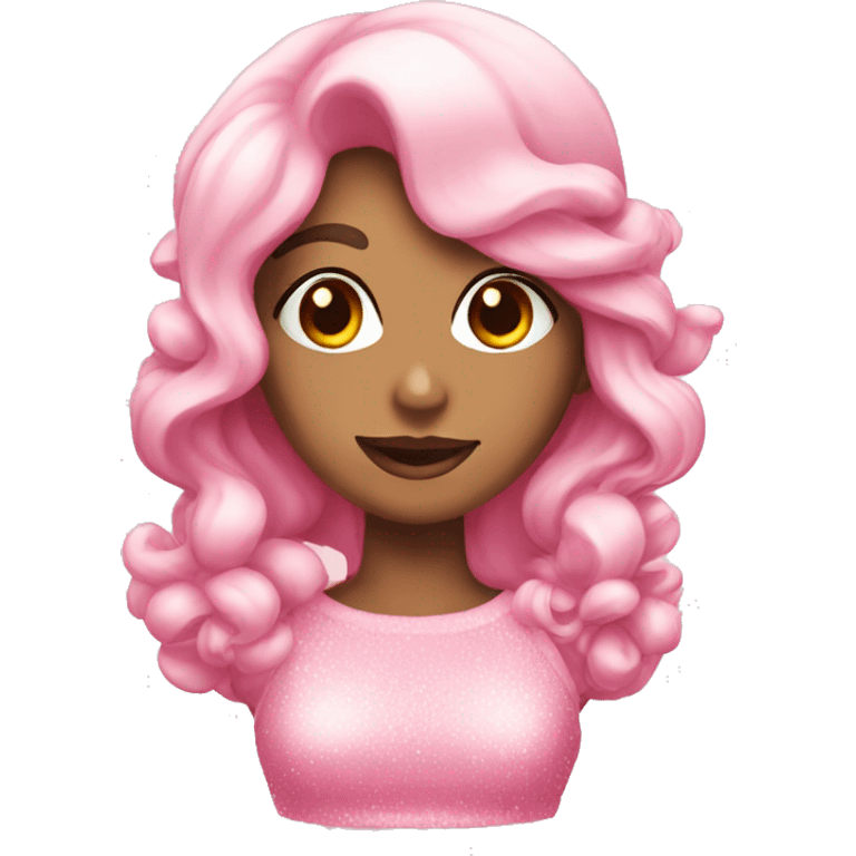 Girly pink Christmas  emoji