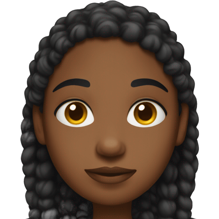 cozy black girl emoji