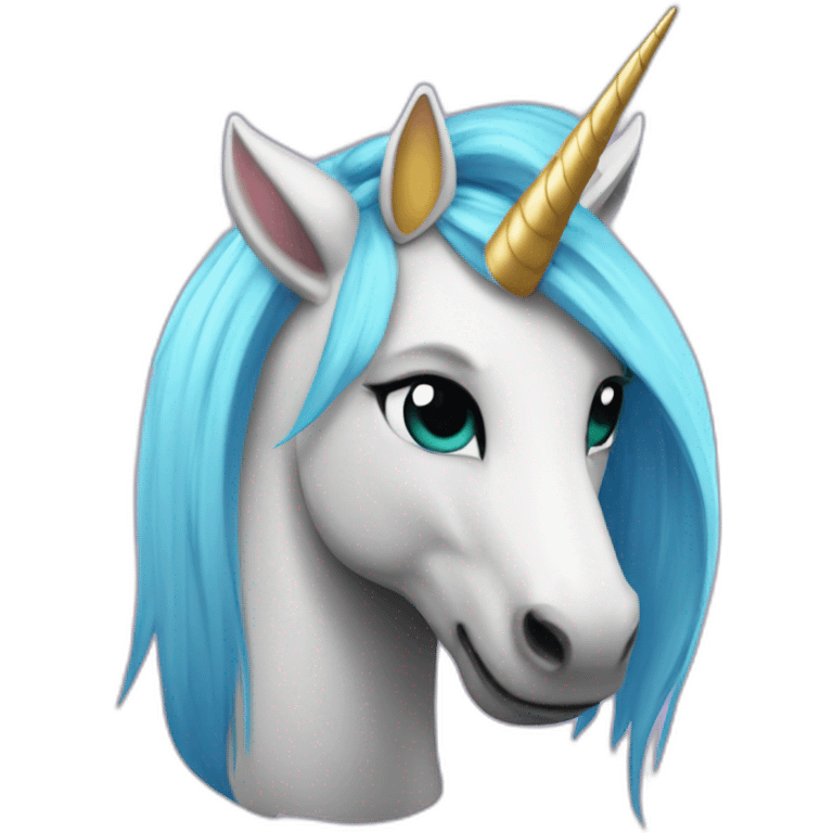 Licorne gothique emoji