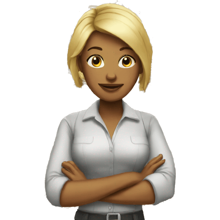 hard working woman emoji