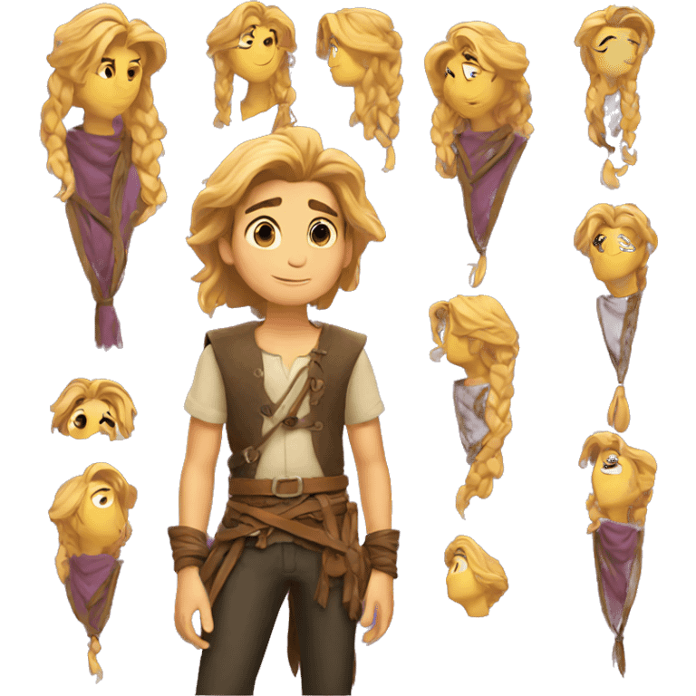 Tangled movie sun emoji