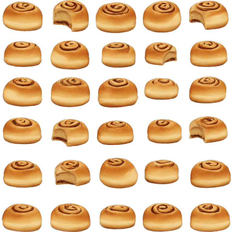 Cinnabon bun emoji