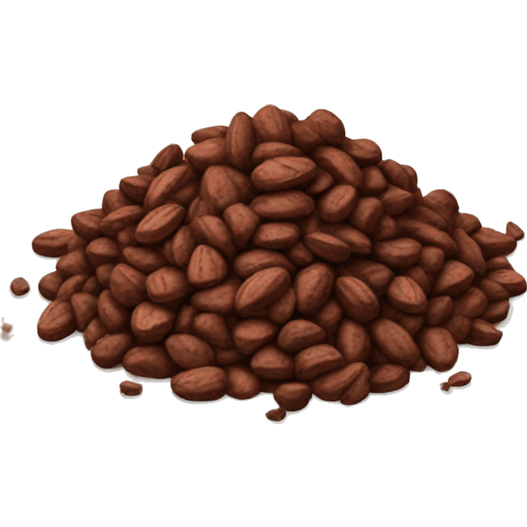 pile of Cacao Nibs emoji