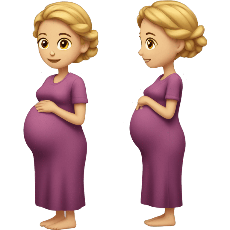 Pregnant girl emoji