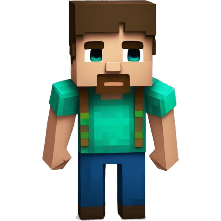 Minecraft Steve emoji